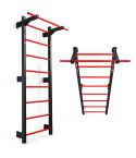 Spalier fitness din metal K-Sport cu bară de tracțiuni integrată, ideal pentru exerciții de forță și întindere.