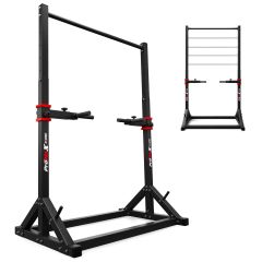 Bară mobilă de tracțiuni și flotări K-Sport, structură metalică stabilă cu mânere reglabile pentru exerciții de forță.