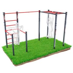 Stație Calistenică De Tracțiuni Cu Monkey Bar