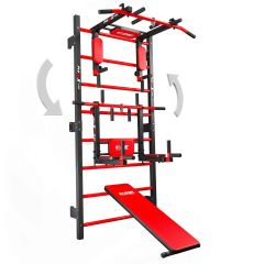 Spalier de gimnastică cu montare pe perete – Set complet