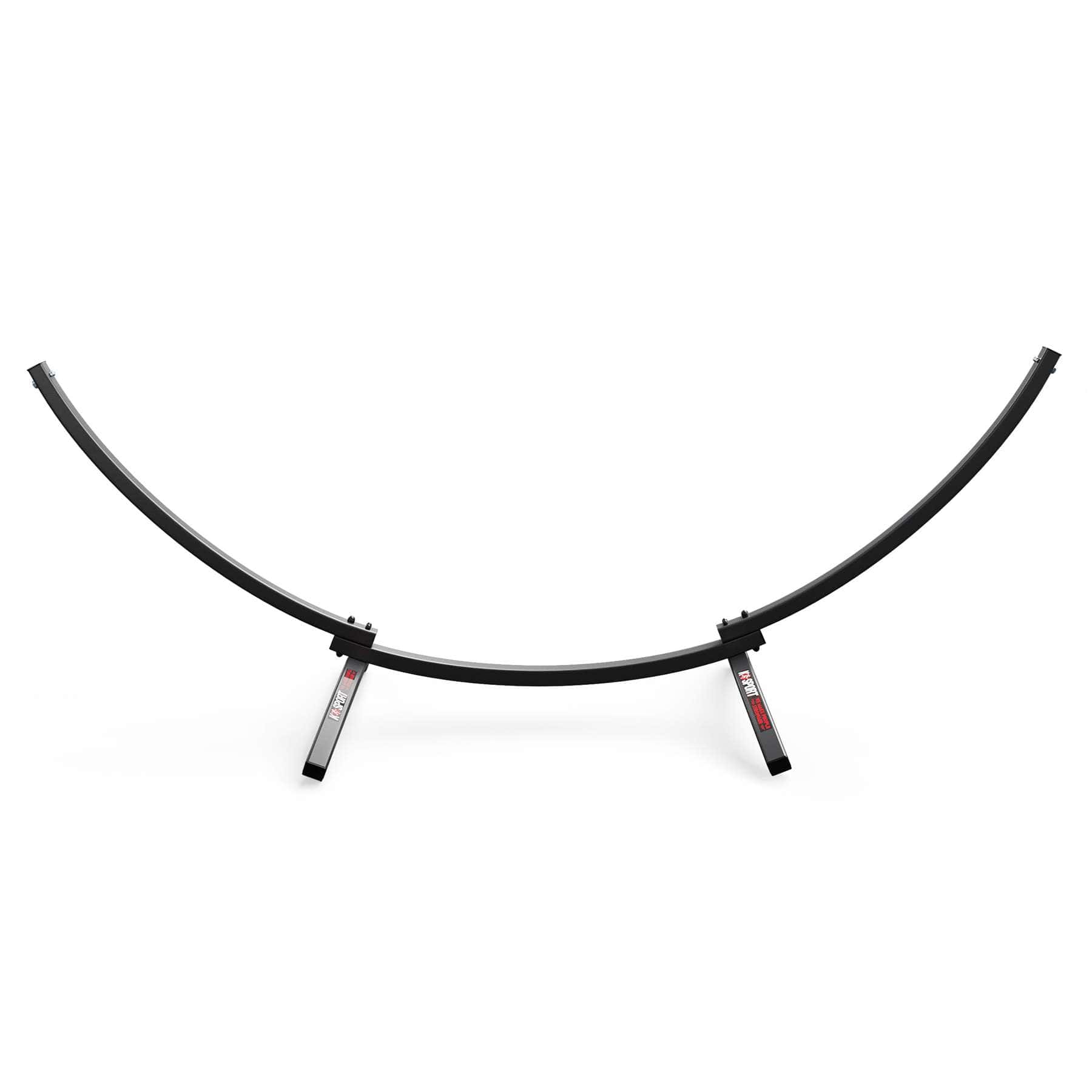 Structura metalică completă a suportului de hamac, vedere frontală